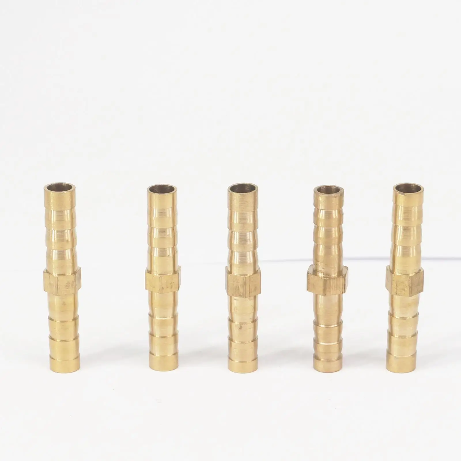 

Соединительный фитинг для шланга I/D 6 мм, латунная Соединительная муфта с бородкой, 0,8 МПа