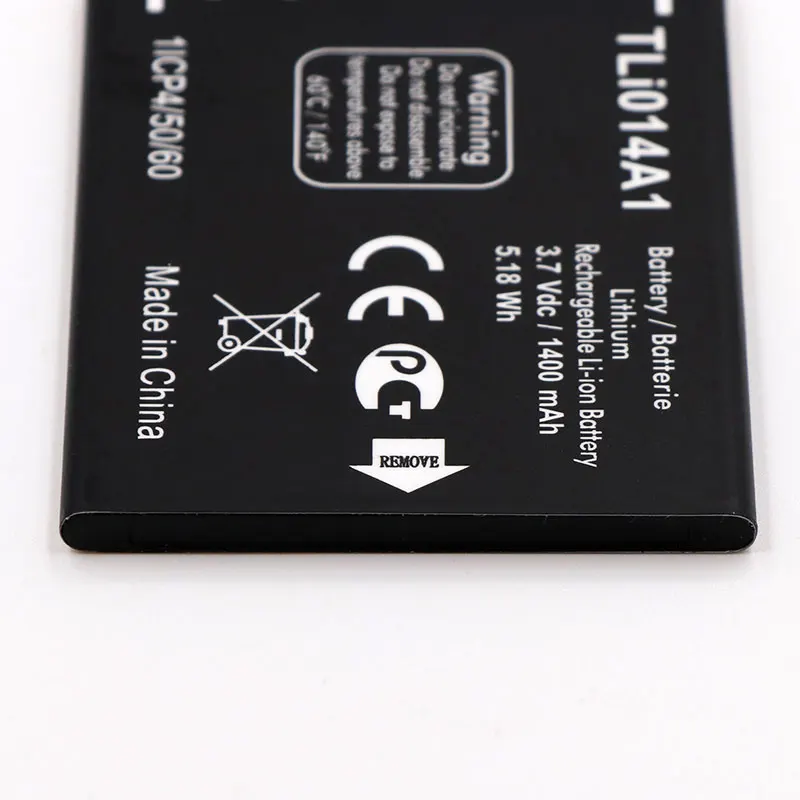 Аккумулятор TLi014A1 1400 мАч для Alcatel Pixi 3 4 5 дюйма 4027 4027A 4027D 4027X 4010 4010D 4012 4030D 4030A 4030