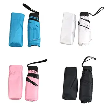 

Mini Pocket Umbrella Women UV Small Umbrellas 210g Rain Women Waterproof Men Sun Parasol Convenient Girls Travel Parapluie Kid