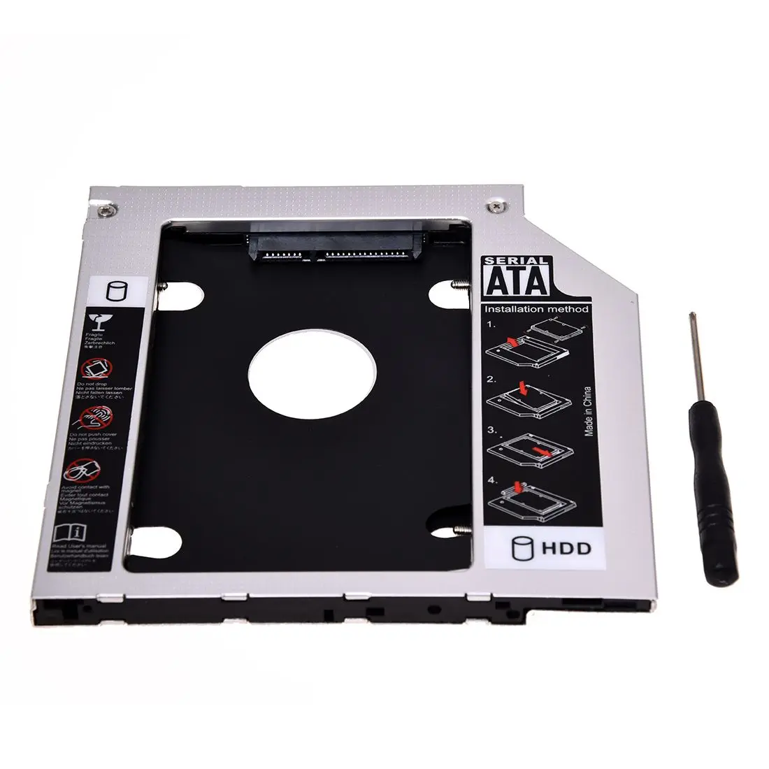 SATA 2-й жесткий диск HDD Caddy адаптер для ThinkPad T400 T410 T500 R400 R500