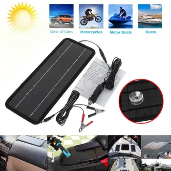 

Universal 2018 New 12 Volts 4.5 Watts Portable Power Solar Panel Battery Charger Backup for Motorcycle Car Boat