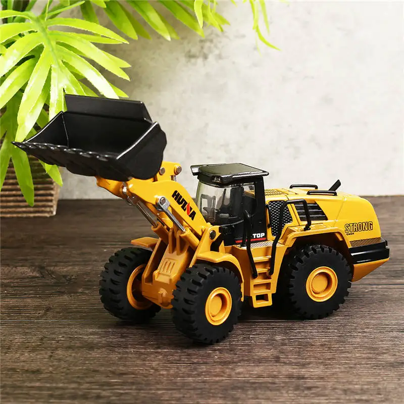 Hot Sales HUINA 7713-1 1/50 Scale Alloy Hydraulic Excavator Diecast Model Engineering Digging Toys