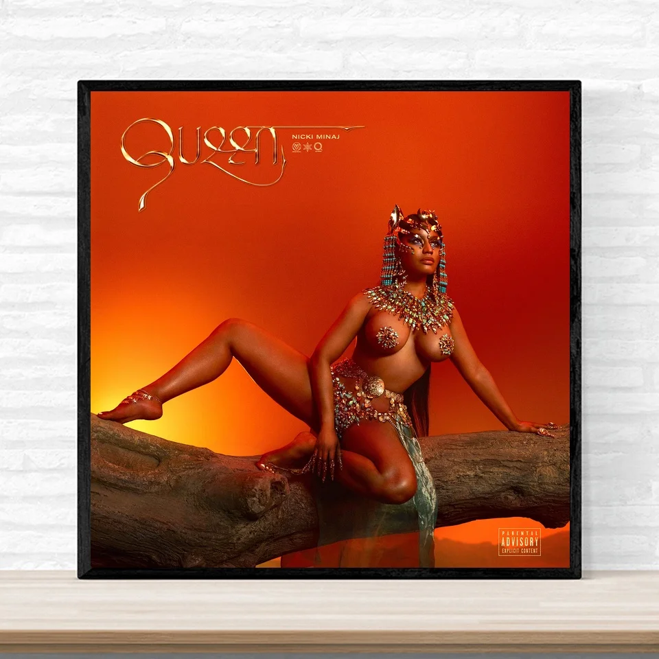 Nicki Minaj постер группы &quotQueen&quot 2018 альбом музыка крышка плакат печать на холсте