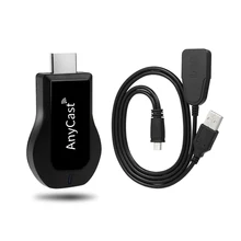 AnyCast беспроводной ТВ-палка Wi-Fi дисплей Dongle приемник 1080 P HD ТВ-палка Miracast Airplay отзеркаливание dlna ТВ-приемник
