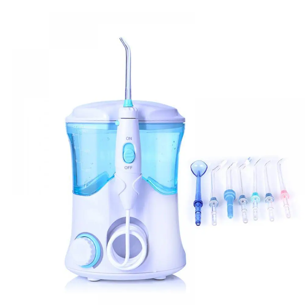

For With Flosser 600ml Tips Irrigator Flosser FC-169 Oral 7 Oral Electric Water Capacity Hygiene Family FDA Dental