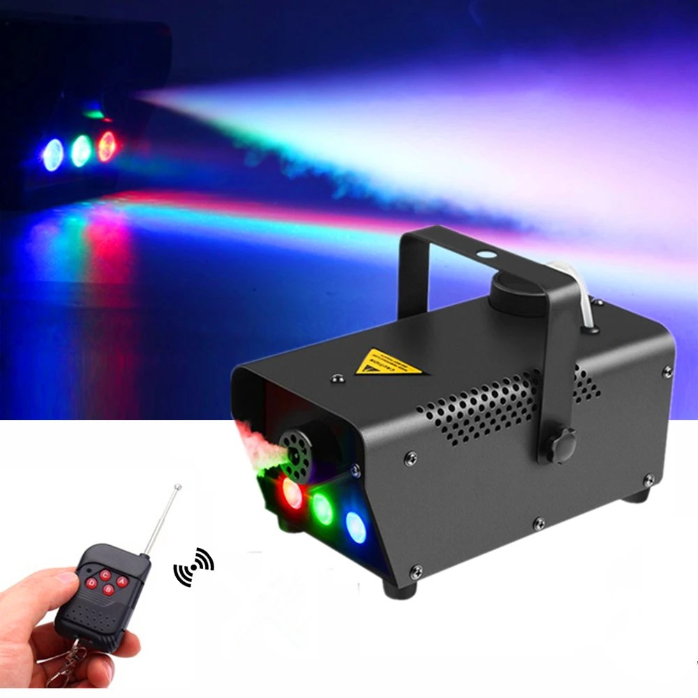 

Wireless Control 500W Fog Smoke Machine With RGB LED Lights/Remote Control Smoke Ejector/Party Stage Smoke Thrower/DJ LED Fogger