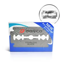 Dorco 30 шт. бритвенные лезвия брендовые из нержавеющей стали безопасные бритвенные лезвия для бритья лезвия для бритвы для мужчин Lames De Rasoir парикмахерские лезвия