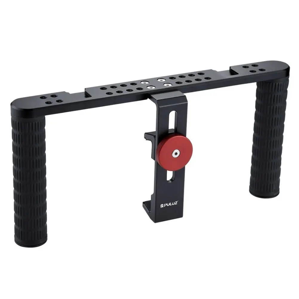 

PULUZ HandheldRig Filmmaking Making Rig Stabilizer/Steadicam Bracket Holder Cradle Phone Clip for iPhone,Smartphones Video Rig