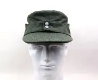 Collectable German Officer M43 WH EM field  Panzer Wool Cap Hat Green 1