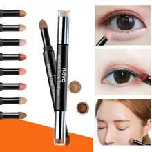 Eye Shadow Stick Double-headed Silkworm Pen Pearlescent Matte Eye Shadow Glitter Waterproof And Lasting Makeup Cosmetic Eye Make Eye Shadow Stick Double-headed Silkworm Pen Pearlescent Matte Eye Shadow Glitter Waterproof And Lasting Makeup Cosmetic Eye Make