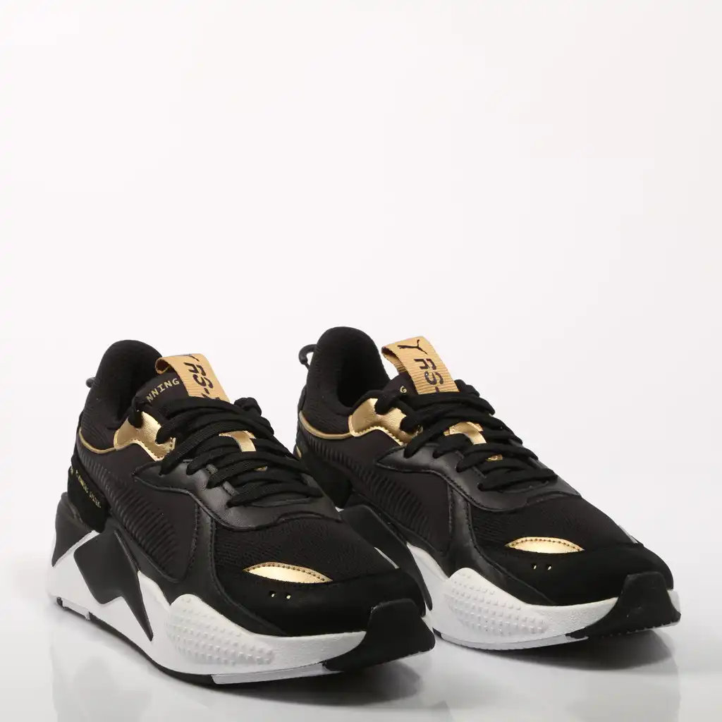 puma rs x negras y dorado Y54047