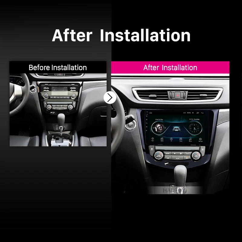 Top Harfey 10.1" Android 8.1 Radio for Nissan QashQai X-Trail 2014 Bluetooth car multimedia player GPS System 3G WiFi TV Mirror 5