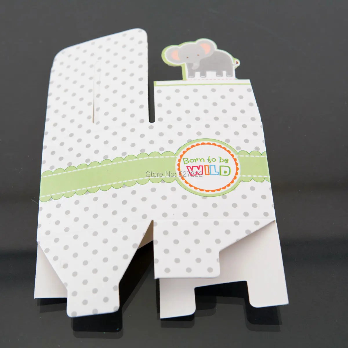 Wedding Decoration 10Pcs Folding DIY Animal wedding candy box for wedding favors and gifts Boxes