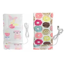 USB подогреватель молока изолированный мешок переносная дорожная чашка грелка детская бутылочка для кормления крышка подогреватель мешок младенческой Кормления бутылки Сумки