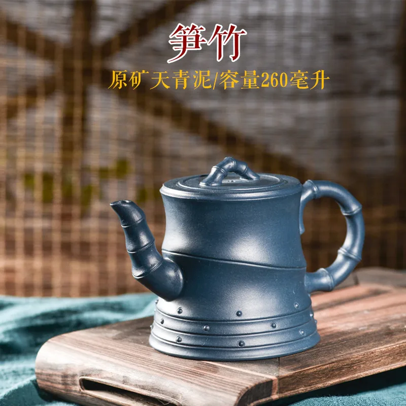 

Raw Ore Competitive Products Dark-red Enameled Pottery Teapot Famous Li Ling Certificate Hold Kettle To Complete Tea Set