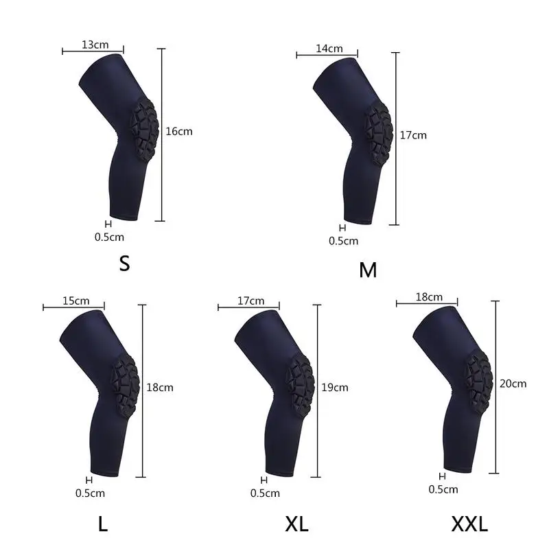 العسل كرة السلة الكرة الطائرة الركبة الوسادة تستجمع قواها حامي ضغط الساق كم ل دعم الركبة الرياضة سلامة المادة: Chinlon دنة