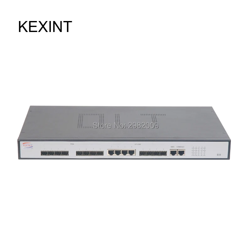 KEXINT 8 портов s EPON OLT без модулей и управления работы FTTH Telecom 1U портов|Оптоволоконное