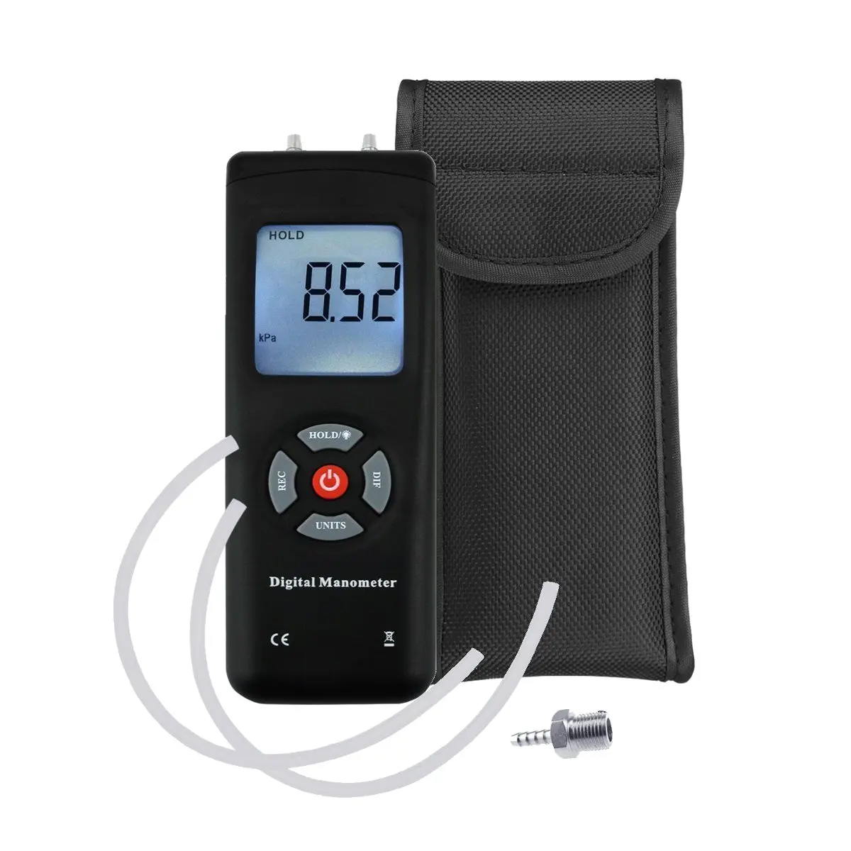 

Portable Digital Manometer Pressure Gauge Handheld LCD Screen Air Gas Pressure Meter Tester Backlight Measuring Tools