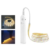 2835 5050 Pir Motion Sensor Led Strip Bed Closet Night Light Aaa Battery Power Flexible Led Strip Lamp Wardrobe Cabinet Stairs