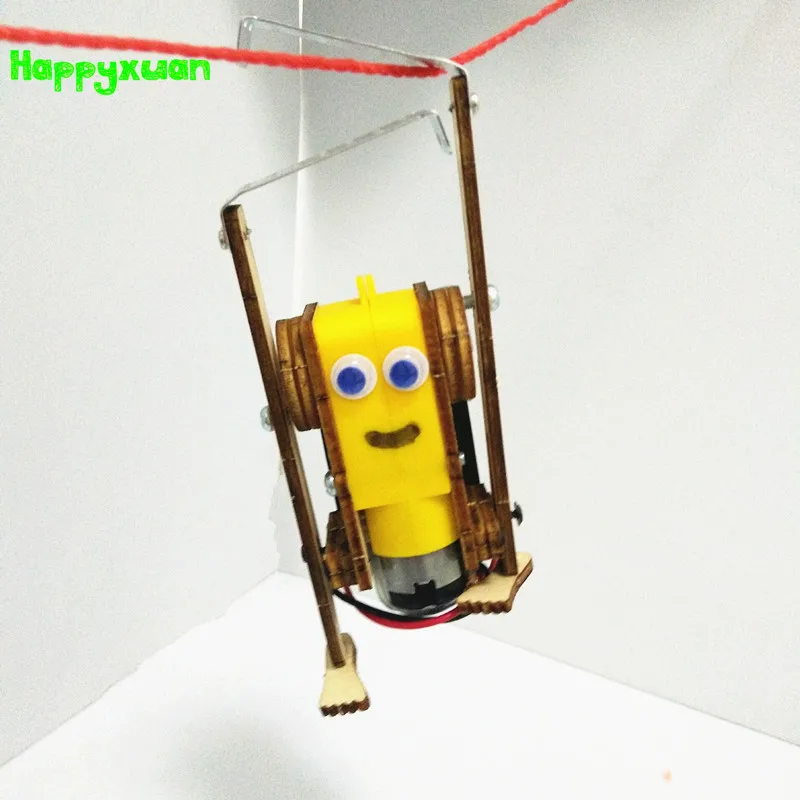 Happyxuan DIY Электрический робот веревка для скалолазания детские развивающие