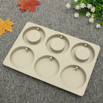 

DIY Silicone Round Circle Soap Wax Candle Mould Gumpaste Mold Aromatherapy Wax Plaster Crystal Epoxy Silicone Mold Home Decor
