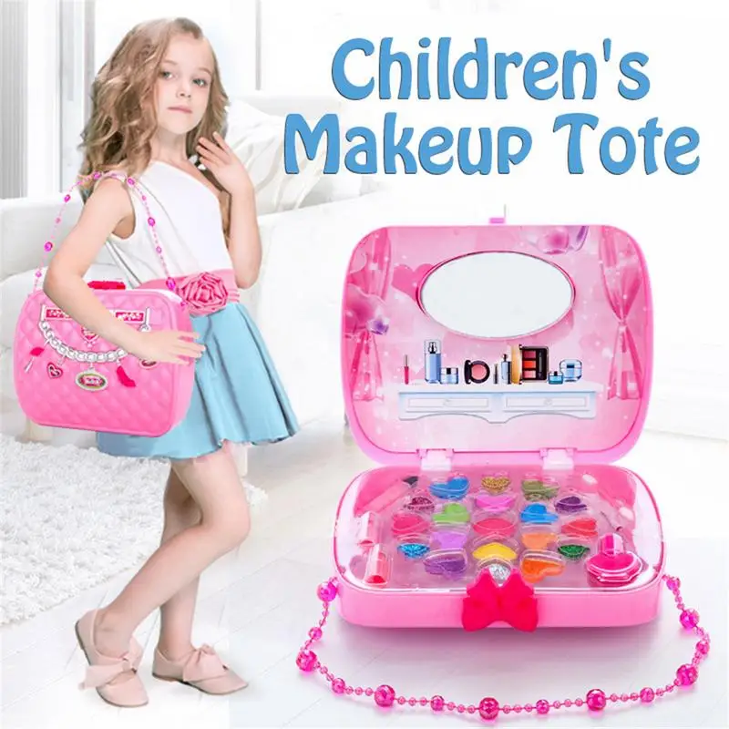 Набор для макияжа для девочек, игрушки для ролевых игр, косметичка для красоты, Парикмахерская игрушка, набор инструментов для макияжа, детские игрушки для ролевых игр