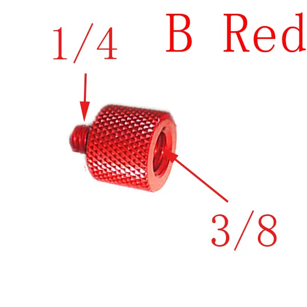 10 шт. 1/" до 3/8" 5/" до 1/4" Папа-мама SC-6 холодный горячий башмак резьба Винт адаптер Штатив пластина винт для SLR камеры