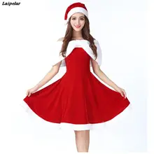 Female Lovely Santa Claus Costume Christmas Dress Cosplay Woman Fancy Dress Gown Halloween Adult Santa Claus Christmas Style Female Lovely Santa Claus Costume Christmas Dress Cosplay Woman Fancy Dress Gown Halloween Adult Santa Claus Christmas Style