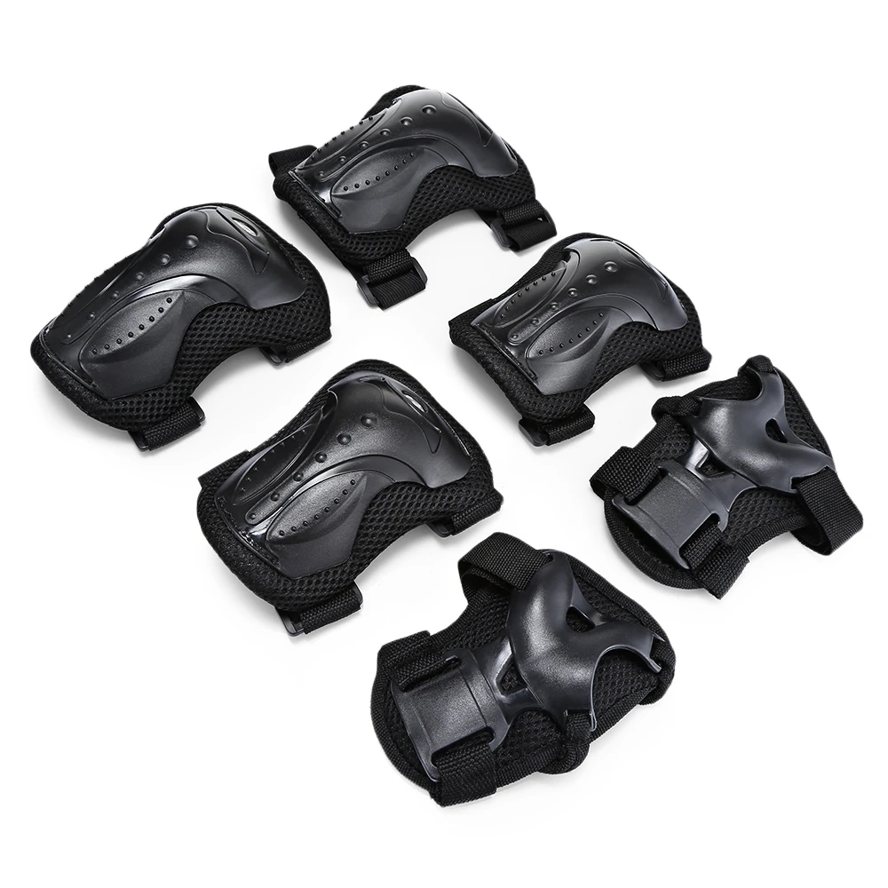 

6PCS Skating Protective Gear Wrist Knee Pad Elbow Guard