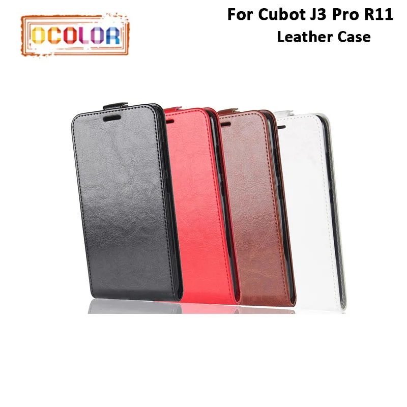 O цвет для Cubot J3 Pro Флип PU кожаный чехол бизнеса простой грязеотталкивающий с