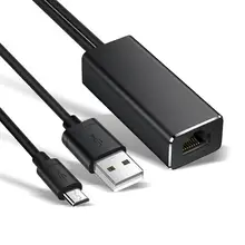 Fire tv Stick Micro USB к RJ45 Ethernet адаптер с USB кабель питания