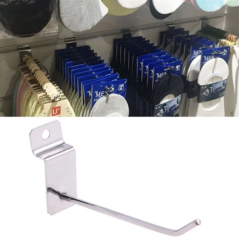 

20Pcs Panel Display Durable Gridwall Slatwall Hooks for Retail Store Home Garage