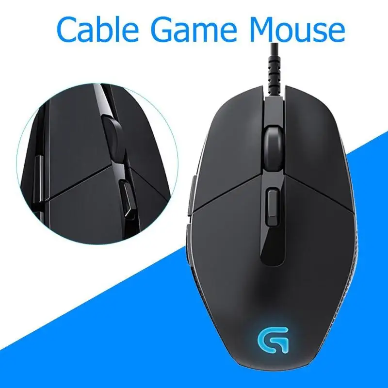 

Logitech G302 Daedalus Prime MOBA Gaming Mouse 240-4000DPI 6 Buttons Wired Mouse Opto-electronic Mice for PC/Computer/Laptop