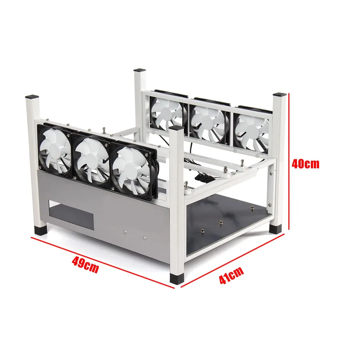 BX36 6GPU Open Air Mining Rig Frame Miner Case Drawer Style Crypto Coin for 6 Fans Computer Mining Case Frame Server Chassis