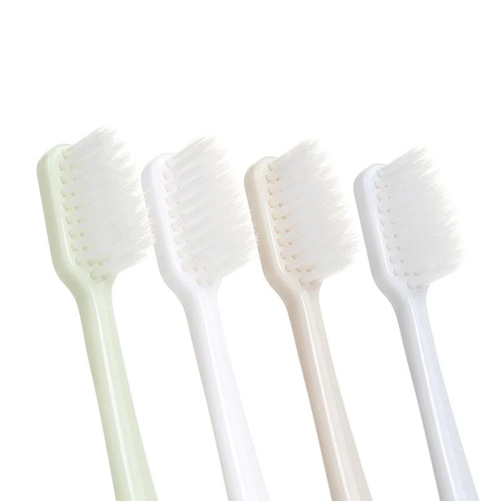 4 шт. нано-зубная щетка мягкая анти-микробико глубоко зубная щетка для чистки рта щетка для ухода за полостью рта щетка для мужчин и взрослых женщин
