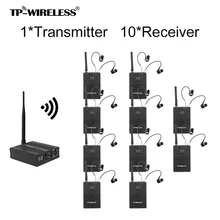 2,4 GHz цифров Беспроводной монитор Системы 1 передатчик 1/5/10 приемники наушники-вкладыши этап профессионального аудио монитор Системы# s0
