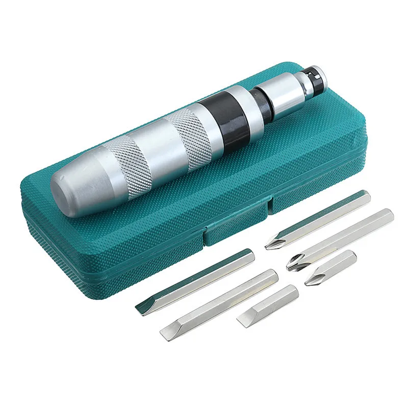 

7Pcs Impact Screwdriver Set Multi-purpose Chrome Vanadium Steel Portable Screwdriver Driver Chisel Bits Professional Tool Kit