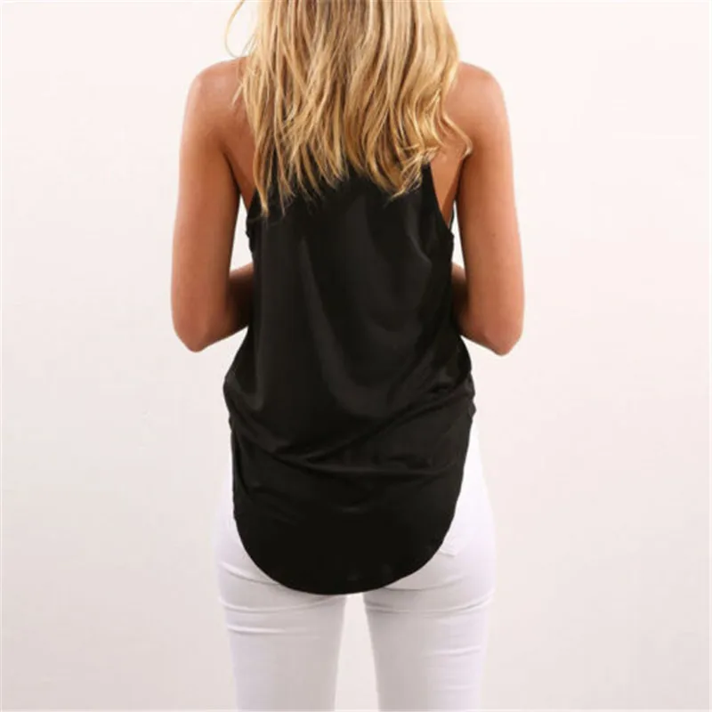 2019 New Fashion Hot Sexy Ladies Women Summer Blouse Top Sleeveless Shirt Casual O Neck Shirt 2019 New Fashion Hot Sexy Ladies Women Summer Blouse Top Sleeveless Shirt Casual O Neck Shirt