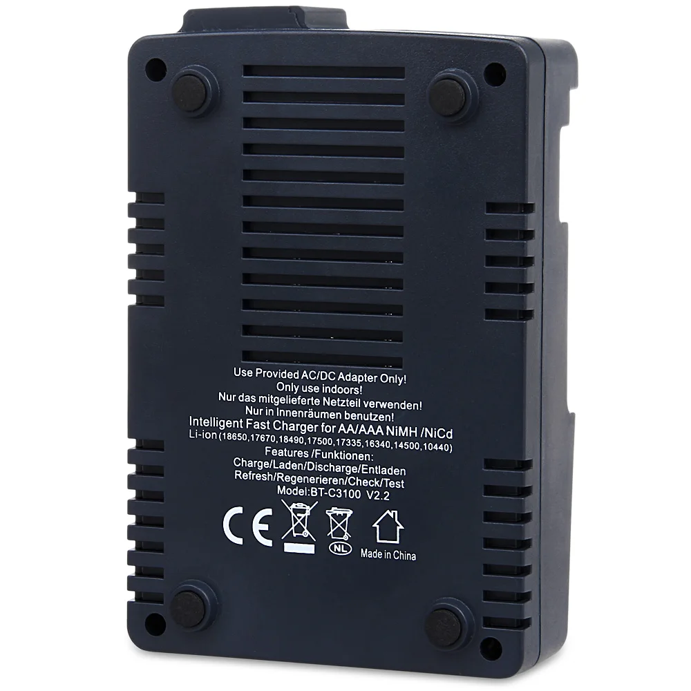 Opus BT C3100 V2.2 умное цифровое интеллектуальное 4 слота lcd универсальное зарядное