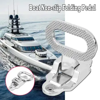 

Non-slip 316 Stainless Steel Folding Mast Step Marine Boat Yacht Car RV Transom Step Fold Out Step