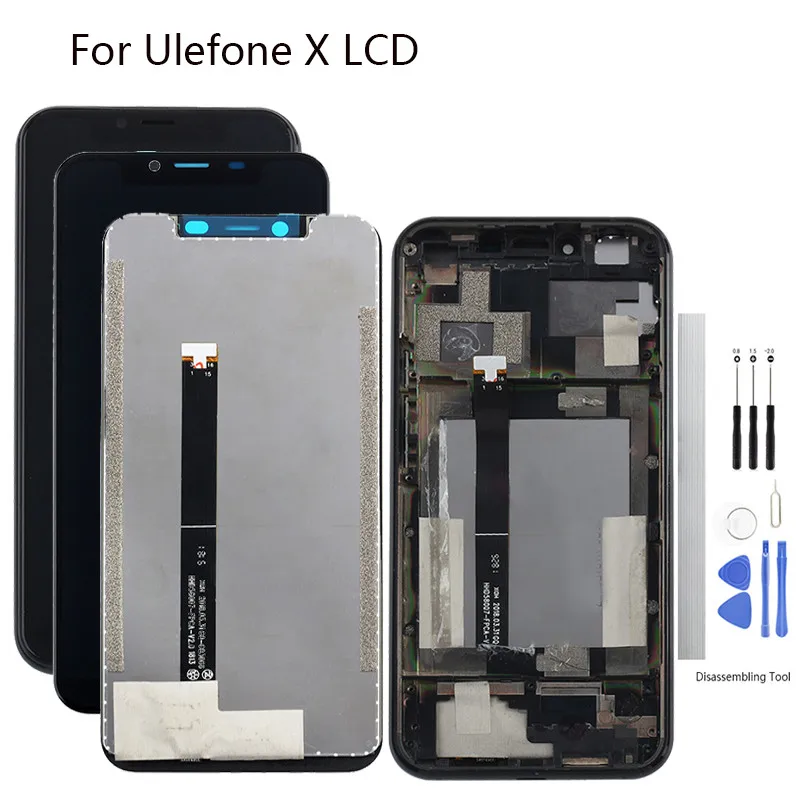 

Display Screen Replace For Ulefone X LCD Touch screen 5.85 inch black for Ulefone X LCD Touch screen Gift dismantling tools