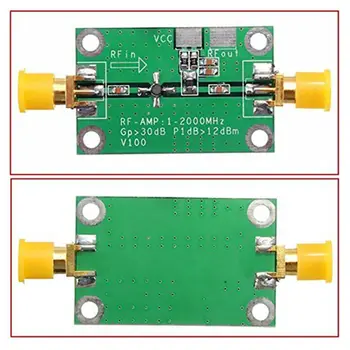

1-2000MHz 2Ghz Low Noise LNA RF Broadband Amplifier Module 30dB HF VHF/UHF