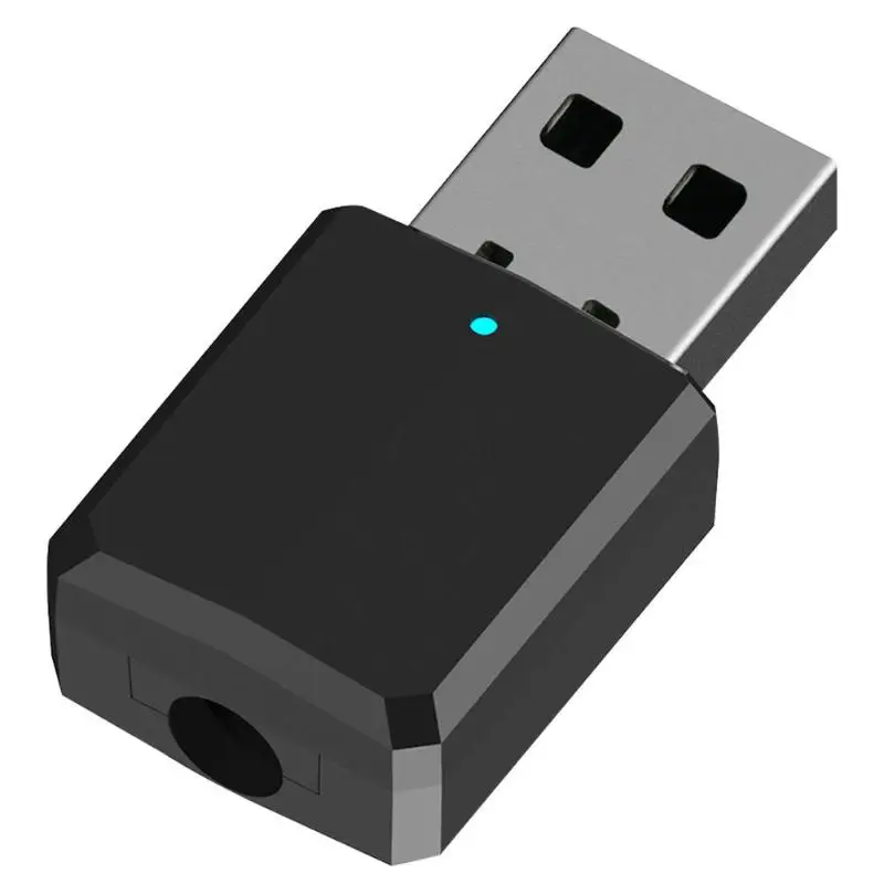 

USB Bluetooth 5.0 Dongle Adapter 2 in 1 Wireless Music Audio Receiver Transmitter for Car PC Computer TV Speaker Headphones