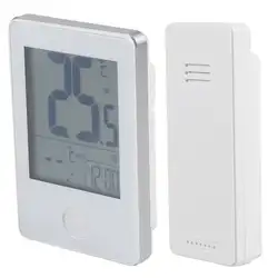 Беспроводной электронный термометр с жидкокристаллическим дисплеем температура внутри и снаружи датчик черный белый метр termometro Модный