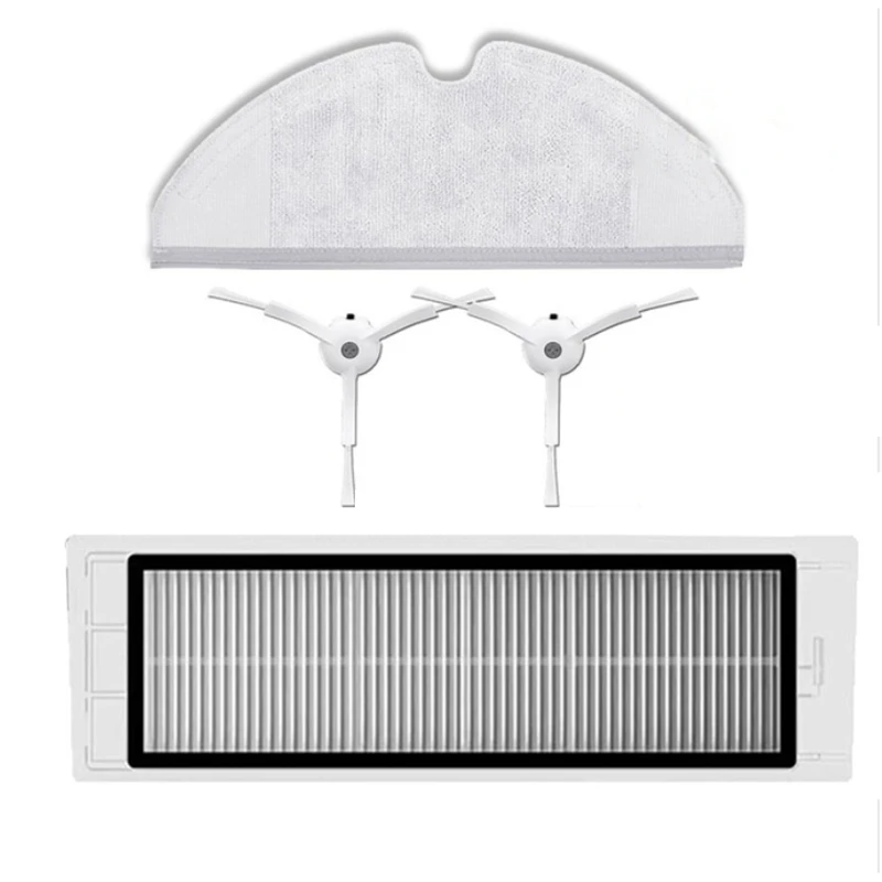

Replacement for Xiaomi Robot Vacuum Cleaner roborock S50 S51 Spare Parts Kits , filter, side brush, mop cloth