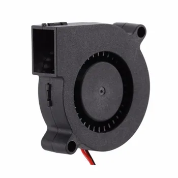 

DHL 100PCS 5015 12V Cooling Turbo Fan Brushless 3D Printer Parts 2Pin for Makerbot Reprap Prusa I3 DC Blower 50x50x15mm Plastic