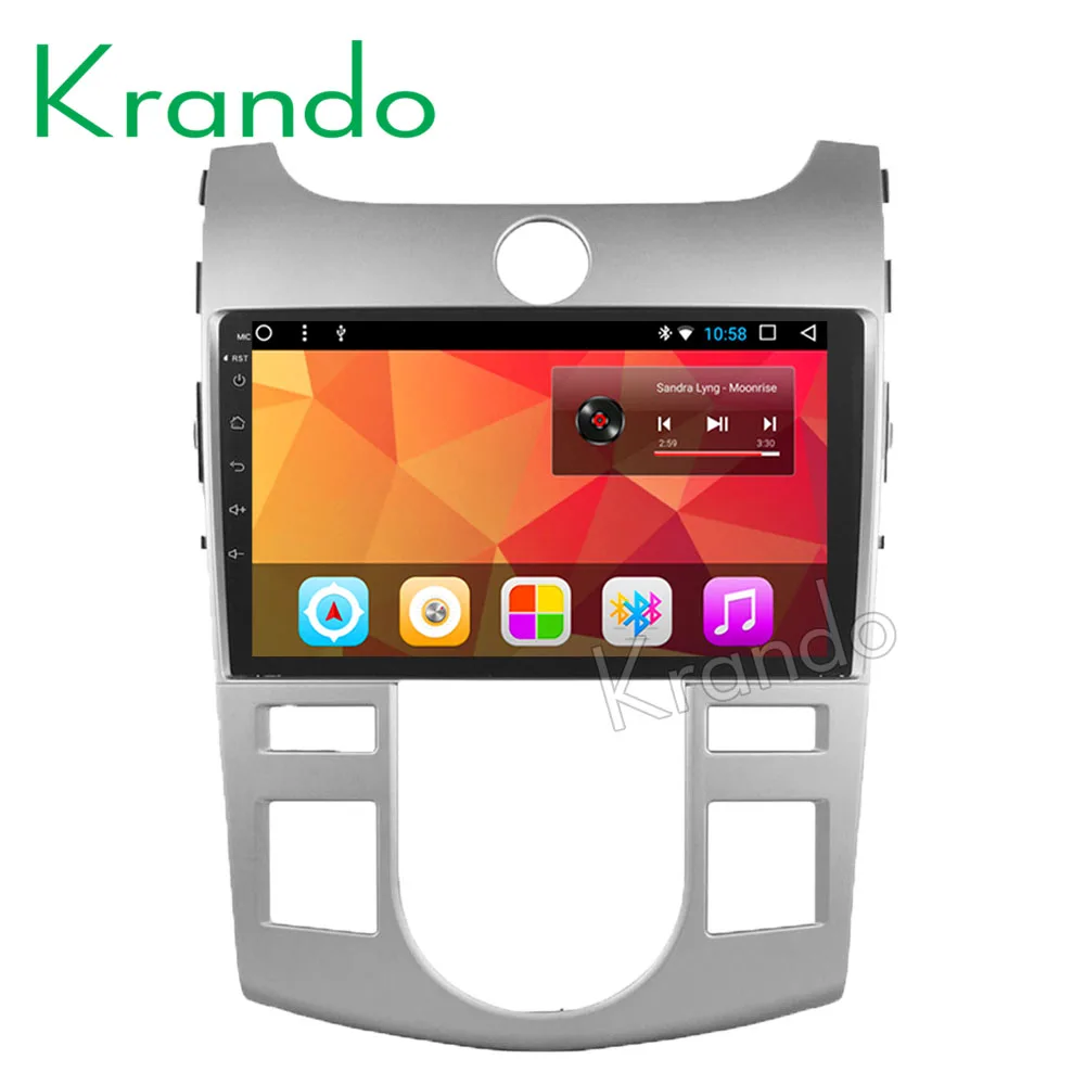 Krando Android 8 1 9 &quotIPS Full touch Автомобильная Мультимедийная система для KIA CERATO/версия/FORTE