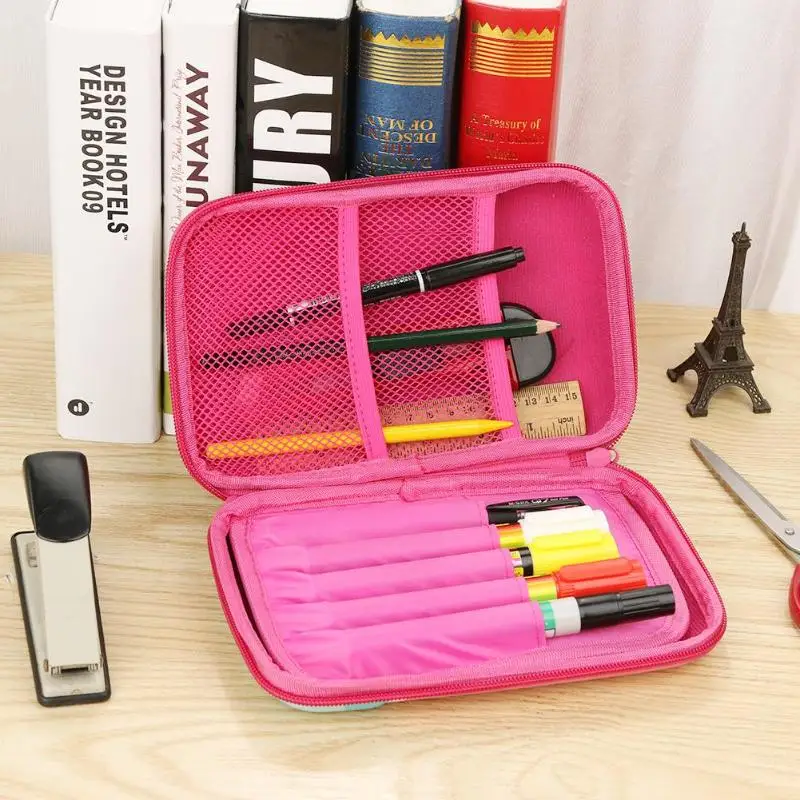 

Students EVA Pencil Case Cartoon Kids Cute Ice Cream Large Capacity Pencil Bags Girls Boys Stationery School Supplies