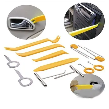 

Car DVD Player Audio Conversion Tool 12PCS Door Clip Panel Kits Auto Removal Hand-held Tools Removal Trim Panel Dashboard