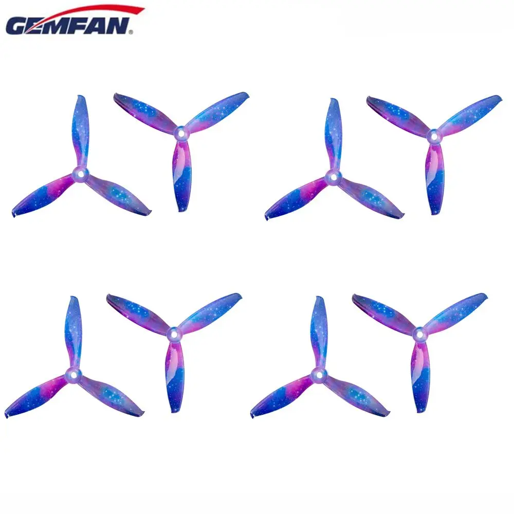 

24PCS/12Pairs Gemfan WinDancer 5043 5x4.3x3 3-Blade 5 Inch PC CW CCW Propeller for 2205-2306 Motor RC Drone FPV Racing Parts